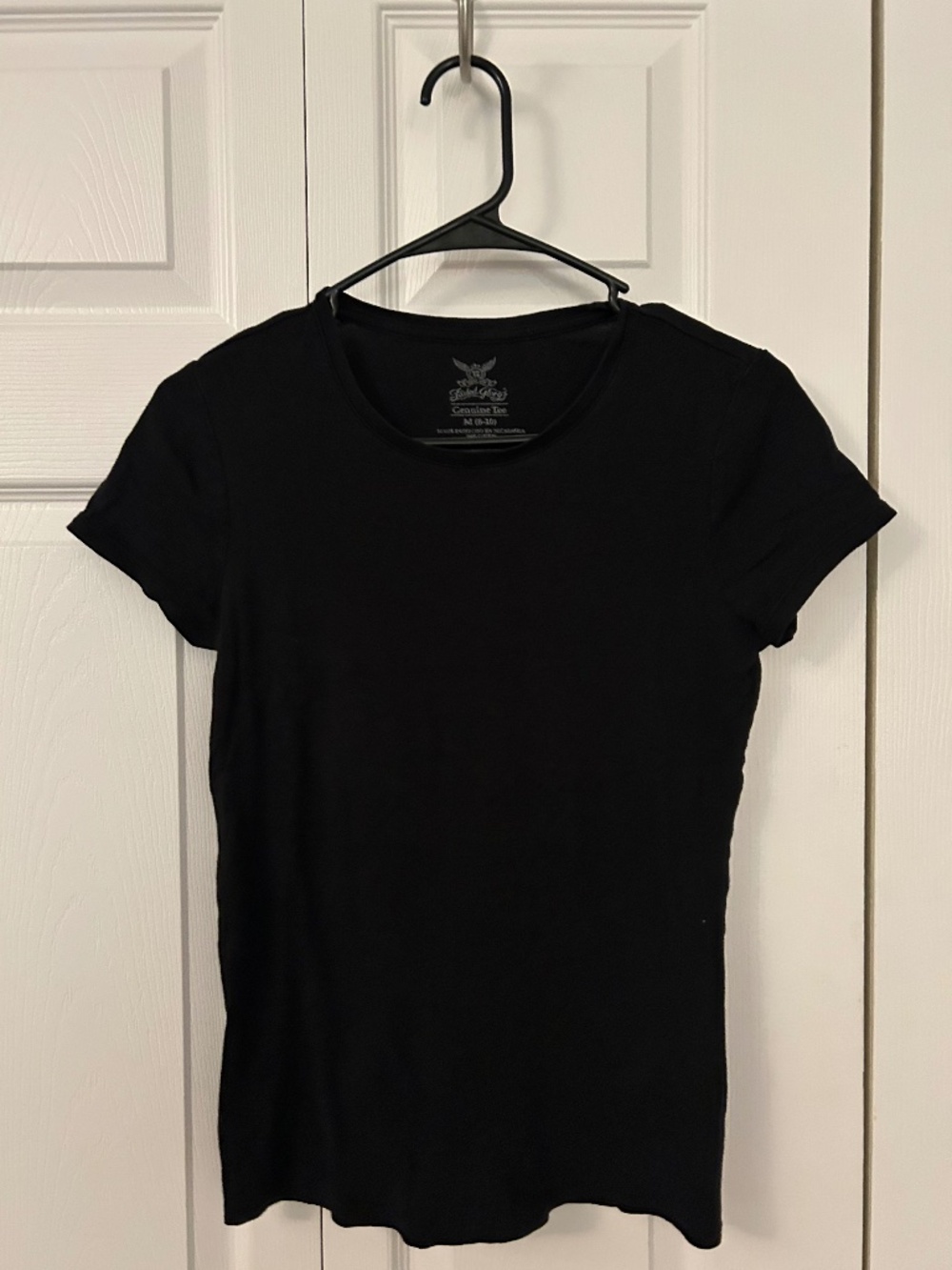 Faded Glory Black T-Shirt - Medium 8-10